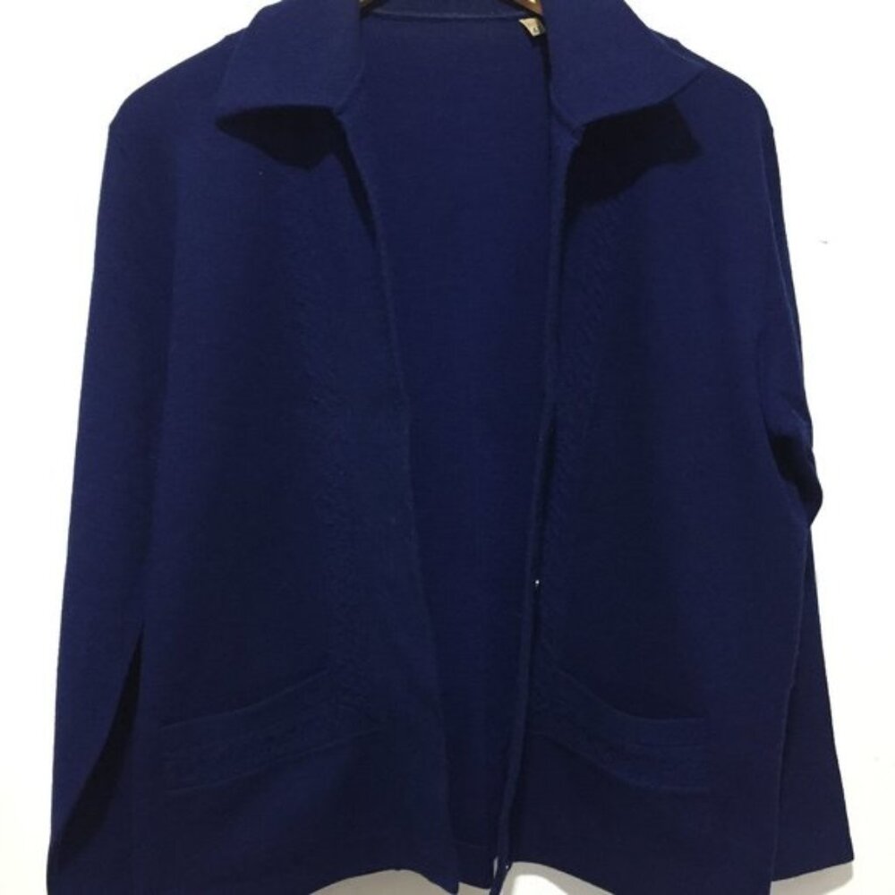 VINTAGE WOOL CARDIGAN SWEATER SIZE M